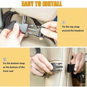 Car Backseat Organizer with Tablet Holder 10 Pockets & Kick Protection